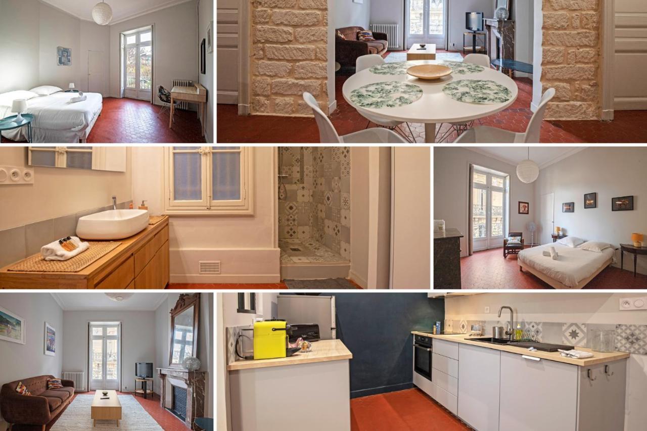 * F3 Haussmannien, Centre-Ville, 4 Pers, Wifi * Montpellier Bagian luar foto