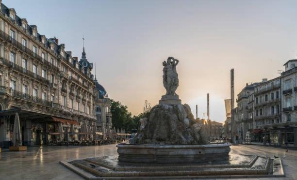 * F3 Haussmannien, Centre-Ville, 4 Pers, Wifi * Montpellier Bagian luar foto