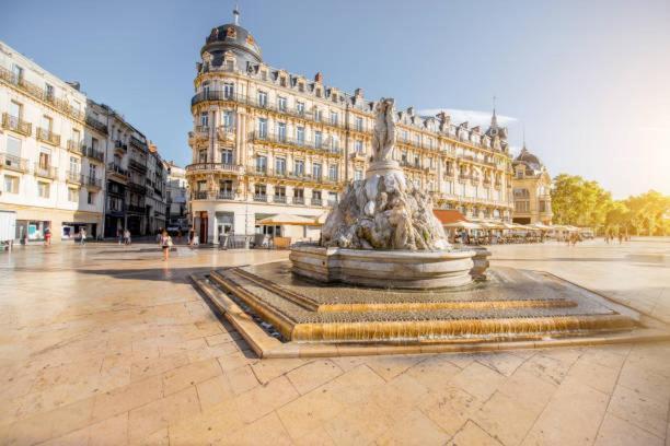 * F3 Haussmannien, Centre-Ville, 4 Pers, Wifi * Montpellier Bagian luar foto